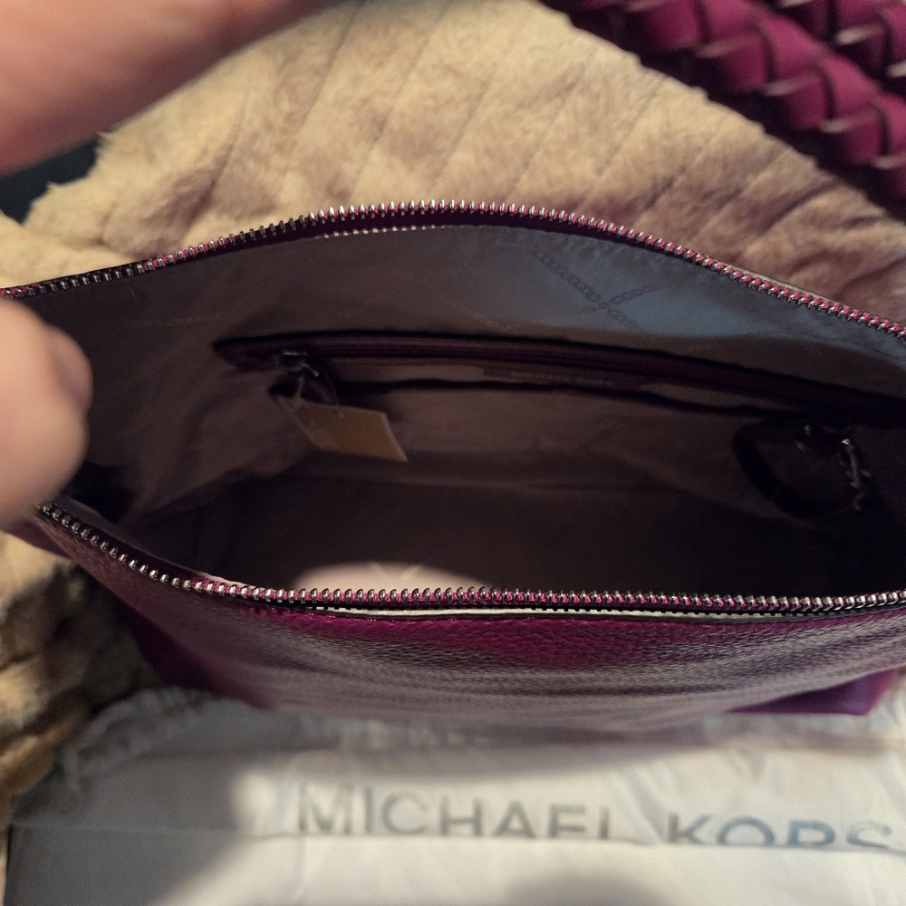 Michael Kors Pink Leather Lexenton Larg Shoulder Bag NWT - Picture 2 of 8